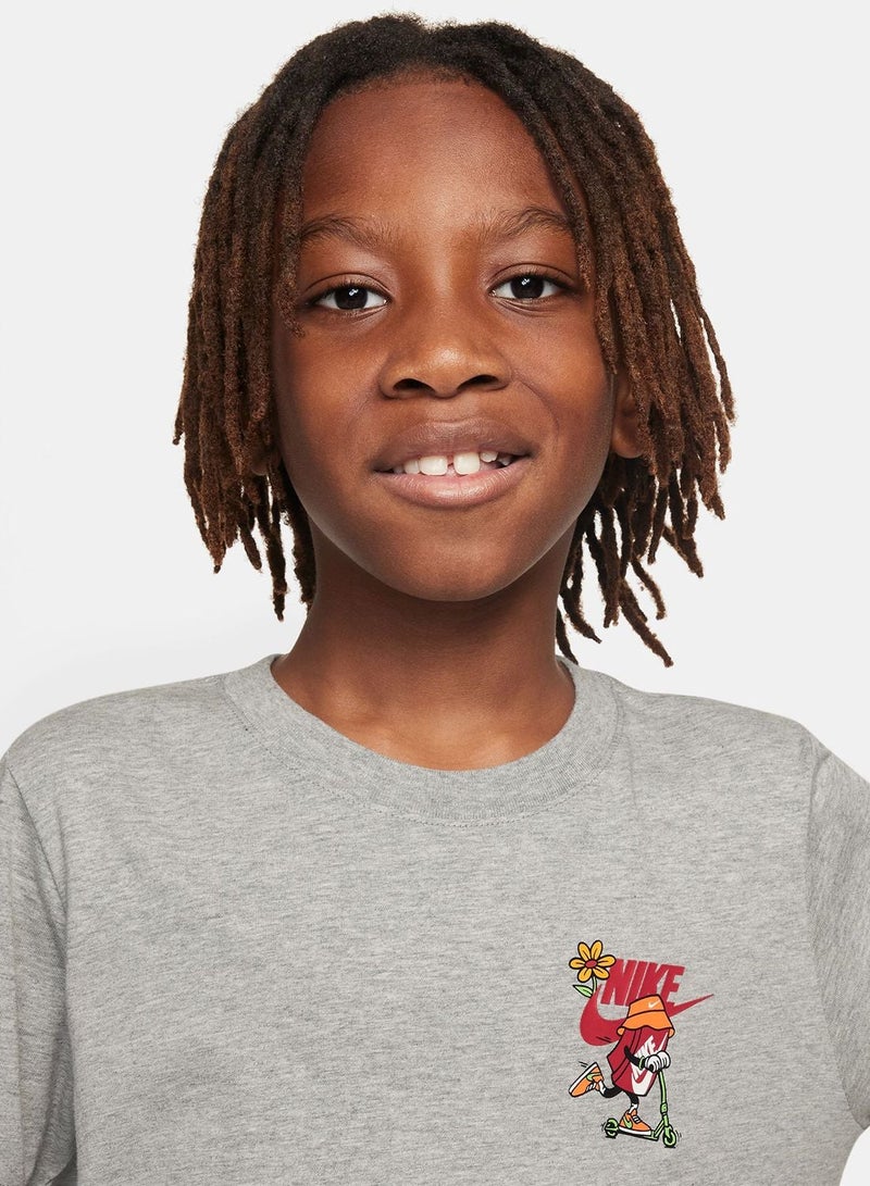 Nike Kids Nsw Boxy Scooter T-Shirt - Image 3